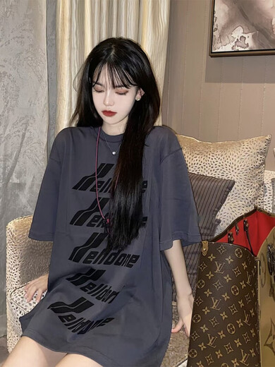We11done Trendy Marke Welldone Bshy kurzärmelige Männer und Frauen Sommerkoreaner Perle Barrage reines Baumwollpaar WE11 lose T-Shirt Rag Schulter 1506 s (sehr locker empfohlen 90-130 Jin [Jin gleich 0,5 kg]))