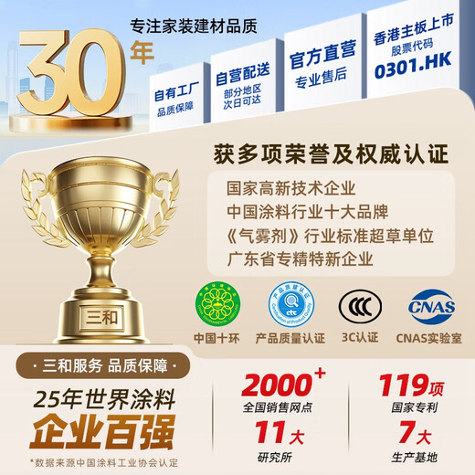 三和玻璃胶密封胶耐候通用型门窗美容胶厨卫中性硅酮EC701透明两支装 