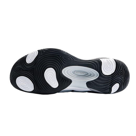Kawasaki (KAWASAKI) new badminton shoes Xingji men and women professional sports anti-shock and anti-twist carbon plate sports shoes Xingji K1B20-C32018 Gray 41