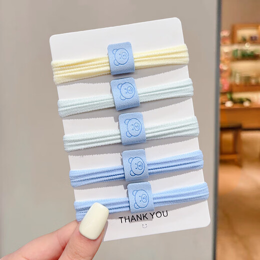 Dongyi carefully selected hairbands for women, high elasticity, durability, seamless hairbands, rubber bands for hair, thickened and bold children's hairbands, 10 pieces