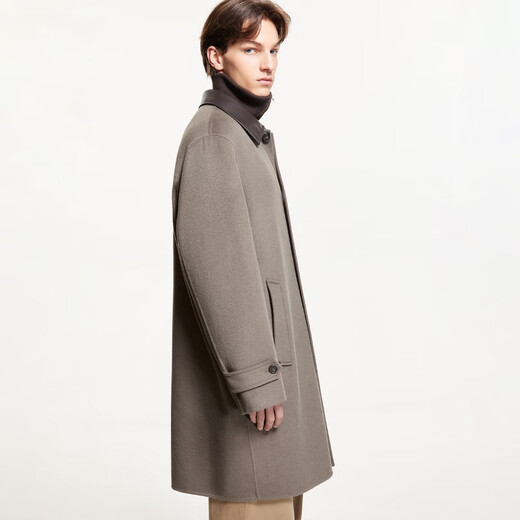 Jack Jones (Jack/Jones) Herren Spring- und Herbstgeschäft Casual Casual Mid Legth Wollmantel Herrenhow Coat Collection 224427002 CAMEL M 175