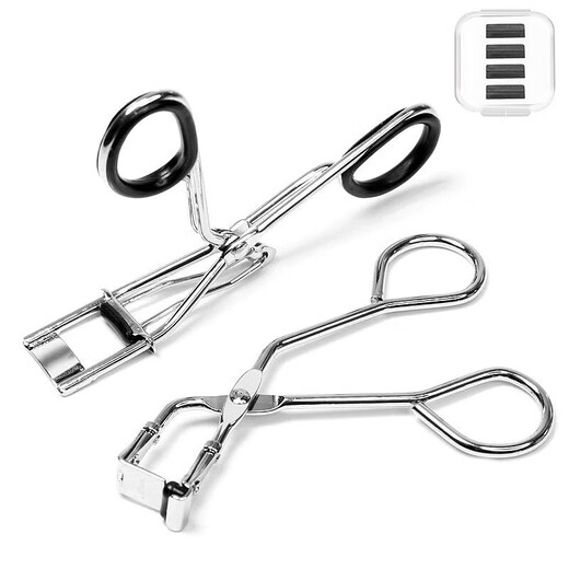 Eyelash Curler Segmented Mini Small Under-eye Curl Curler Styling Portable Beauty Eyelash Curler for Women Special for Silver Eye End 1