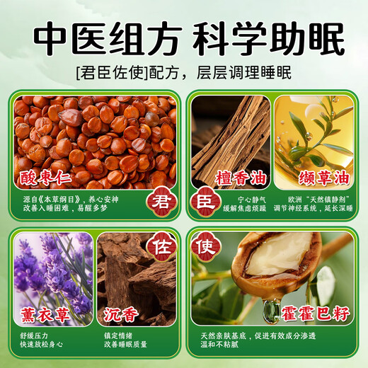 Hong Kong Pharmacy Co., Ltd. Herbal Sleep Balm Agarwood Essential Oil Shenlong Baicao Improves Soothing Insomnia and Sleep Aid Spray