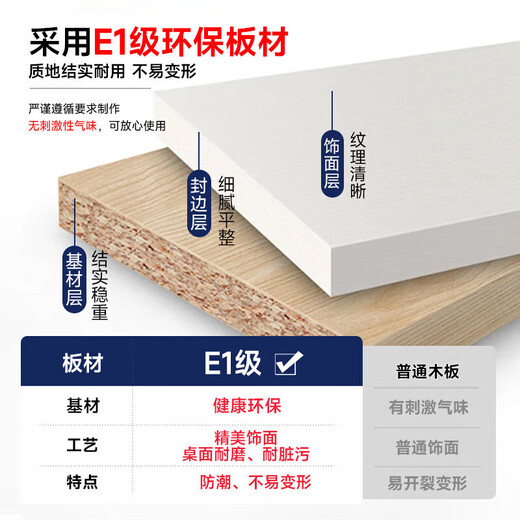 Luolaibao large desk, president desk, office desk, boss desk, paint desk, manager desk, supervisor desk 1.6 meters including side cabinet, small cabinet L