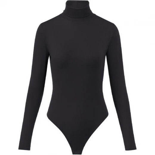 Victoria's Secret's New Cloud-Soft Therck Longärmedose Tight Overall for Women Black Black s