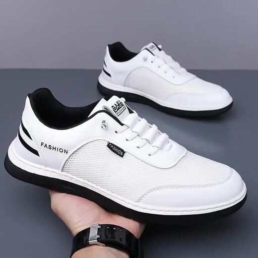 Tulx Men's Shoes para Summer Soft Sole Breathable Outdoor Mesh Mesh Zapatos de moda Sports informales Conducir aire acondicionado Zapatos Azul (9209) 38 (tamaño de zapato de cuero estándar)