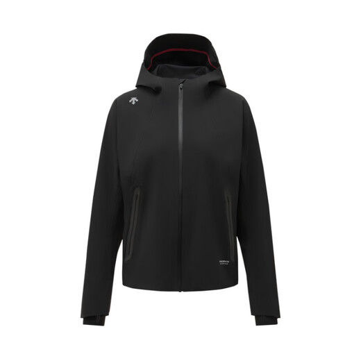 迪桑特（DESCENTE）WOMENSRUNNING系列SS25logo防风防水透气连帽夹克外套女款 CR-CREAM M (165/84A)