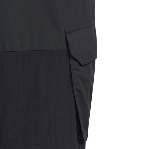 阿迪达斯（adidas）裤子男装 春夏季新款ins潮时尚梭织工装裤跑步训练健身短裤 HC9737/黑色 M 建议135-155斤