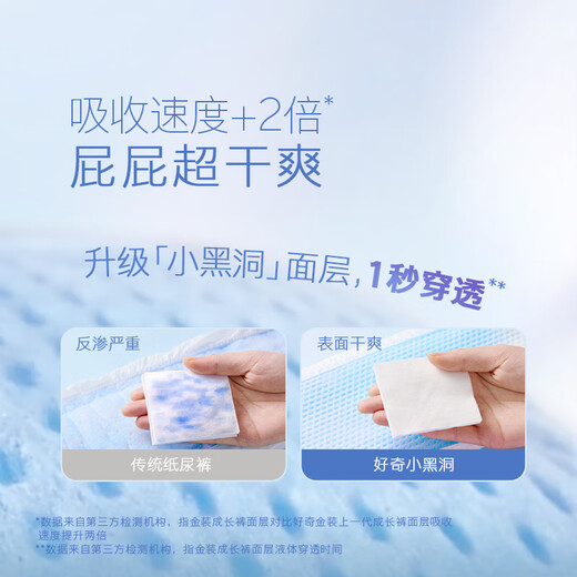 好奇（Huggies）金装成长裤XXL74(15kg以上)加加大号婴儿尿不湿超薄拉拉裤