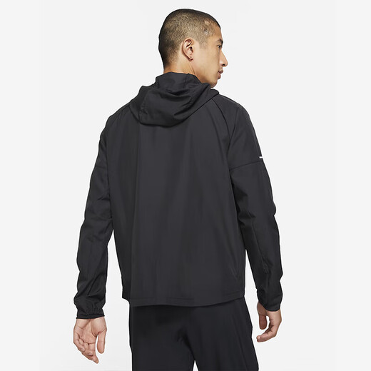 耐克NIKE男子 夏季薄款 轻盈梭织夹克 运动休闲 DD4747-010黑L