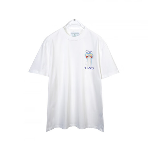 LEE KIDS25FW卡萨布兰卡夏季新款幻境之门印花男女休闲宽松短袖T恤潮 829黑色 S