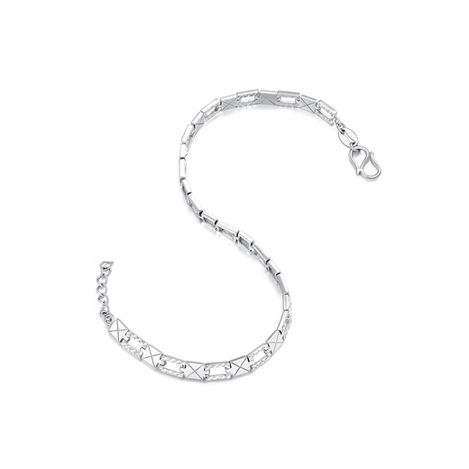 Mengjinyuan PT950 platinum bracelet platinum geometric bracelet birthday gift for girlfriend