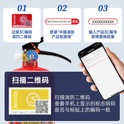 Hong Kong Petroleum Security 2025 new national standard dry powder fire extinguisher 2kg vehicle-mounted household use national standard 90 powder national fire certification MF/ABCE2 Beijing warehouse delivery