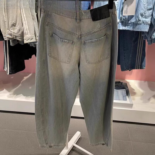 阿迪达斯 （adidas）三叶草女子复古渐变效果水洗牛仔运动长裤JX9214/9212/9213 JX9213 27