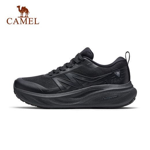 
Camel (CAMEL) chasing cloud 4 sports shoes for women's shoes thick sole rebound body measurement running shoes 7001, black/castle gray, men 38
