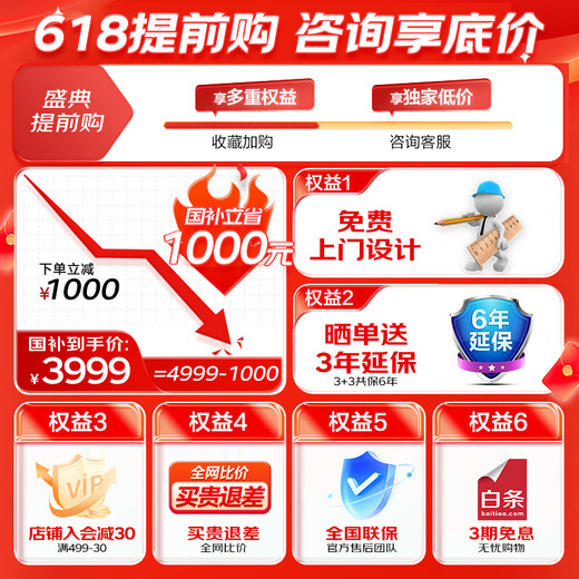 Haier dishwasher 13 sets/14 sets/15 sets/16 sets large-capacity household embedded intelligent frequency conversion first-class water-efficiency sterilization partition intelligent door opening quick drying 15 sets double-sided fine washing + 50000pa frequency conversion strong pressure W50