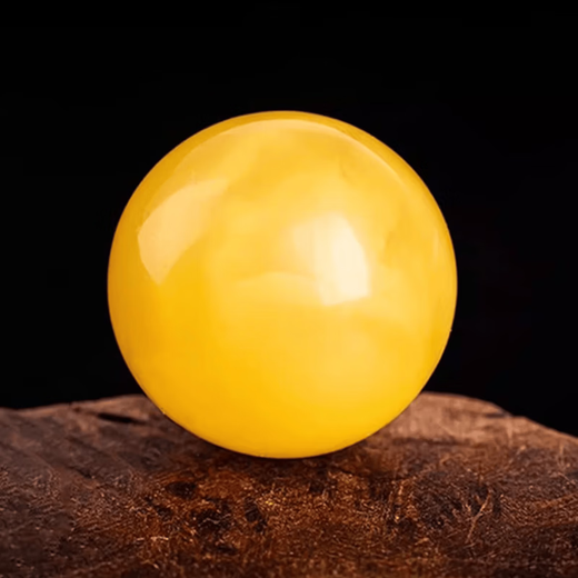 DL 1998 Fat Donglai same style beeswax single bead natural amber beeswax raw mineral old type bead single loose bead diy accessories hand 7A grade beeswax round beads 18mm two