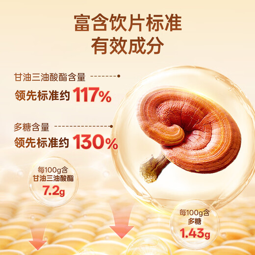 雷允上破壁灵芝孢子粉赤灵芝灵芝三萜增强免疫力术后恢复营养品滋补品 【买2送1】1g*100袋*2盒（送同款1盒）