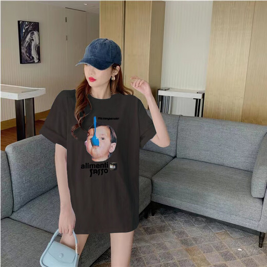 
Baintan straight hair pregnancy summer suit women's two-piece set top shorts maternity suit summer large size pregnancy shorts 13556-milk tea color L
