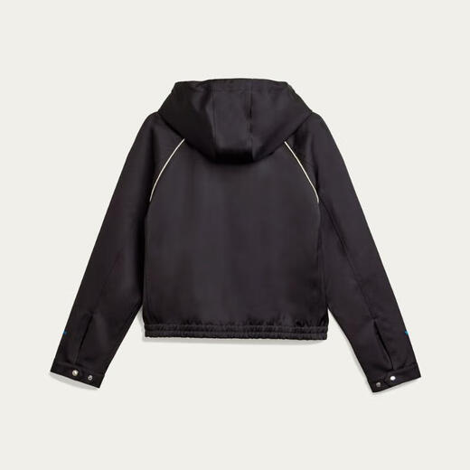 阿迪达斯 （adidas）女子连帽复古风休闲潮流时尚简约百搭运动夹克 JW1110 XS