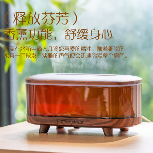 Seguo's new aromatherapy machine humidifier atmosphere night light home desktop small spray humidifier essential oil diffuser light sound operation creative and practical Christmas birthday gift for men and women H27 aromatherapy machine atmosphere night light + three-speed timing + remote control