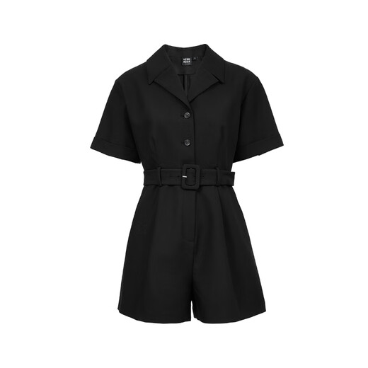 VEROMODA 连体裤女2025春季新款翻领腰带设计双侧假口袋休闲百搭325178001