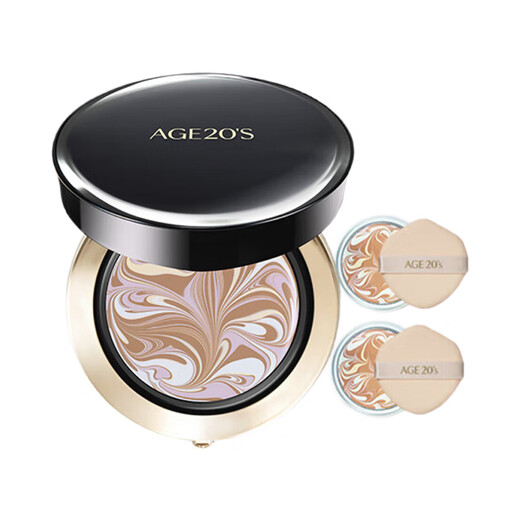 Aekyung Age 20 s Aekyung Air Cushion Four Colors Latte Art Concealer Master No. 21 Sunscreen Ivory 14g*2 Birthday Gift for Women