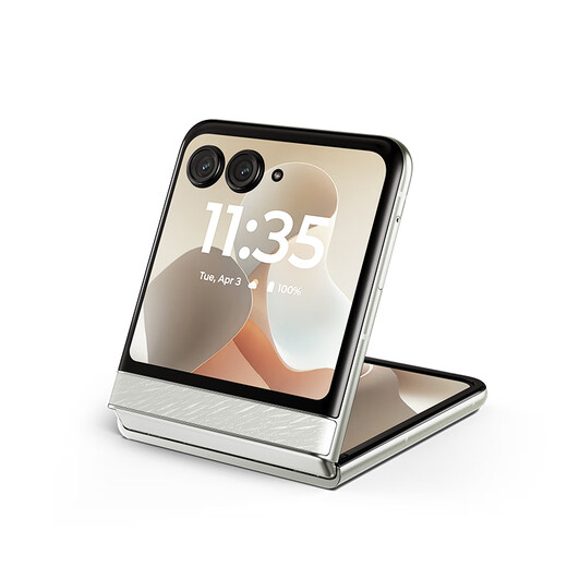 Motorola Zhang Linghe's same model Lenovo moto Razr 60 6th generation folding screen IP48 dustproof and water-resistant Free hover shooting 12+512 Marshmallow White