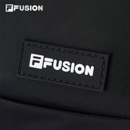 FILA FUSION斐乐潮牌【章昊同款】情侣款漫游包2025秋新款男女双肩包 深黑-BK XS
