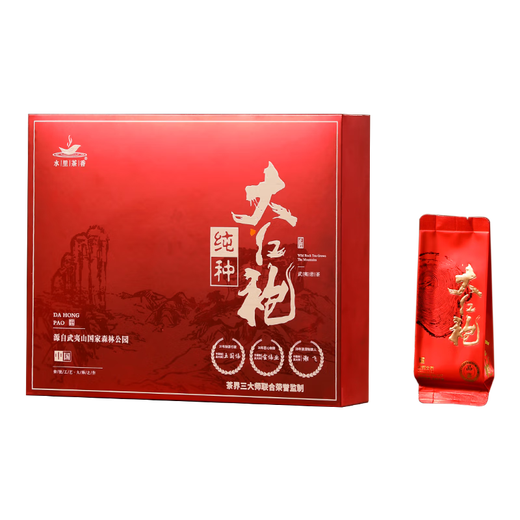大红袍特级 武夷岩茶 乌龙茶自饮口粮茶 简易装礼盒装 大红袍8.3gX30袋