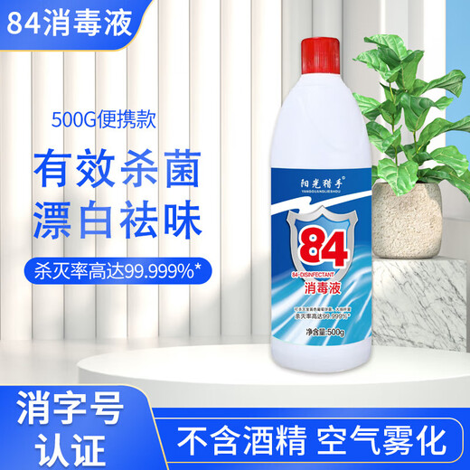 84 disinfectant household indoor clothing bleaching sterilization water toilet deodorant cleaner 84 disinfectant 500g*2 bottles