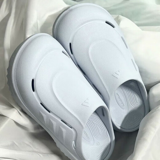 阿迪达斯 （adidas）拖鞋男鞋女鞋2025夏季新款OZWAVE厚底穆勒鞋波波凉鞋包头凉拖 JR9273浅蓝 36.5