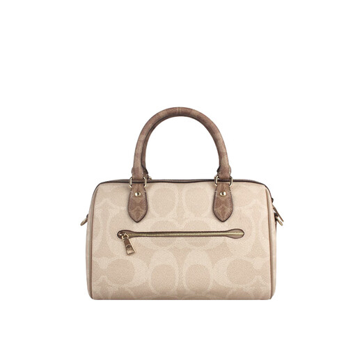 Coach (Coach) Outlet Damen Fashion Classic One-Shoulder Crossbody Handtasche Boston Eimerbeutel Sandgelb Cy679imxi9