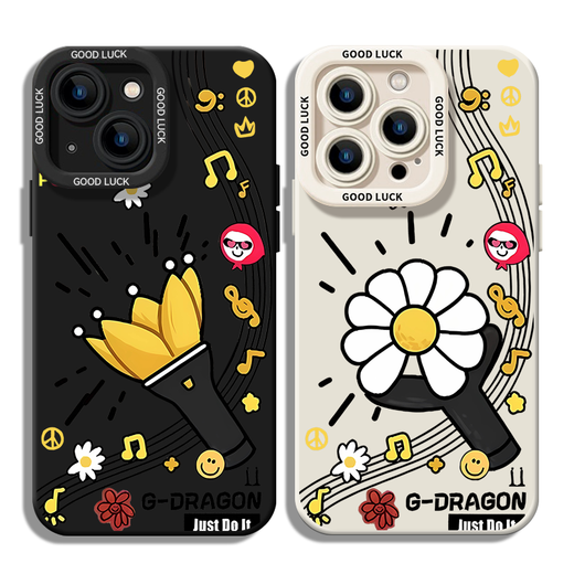 KYODO Jingmei Duo Quan G-Dragon mobile phone case is suitable for Apple iQOO Huawei vivo Xiaomi OPPO OnePlus protective case GD support stick Angel eye Angel eye black MY6624 Please contact us for ordering for Honor model [Customer service note]