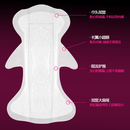 
Planting and care MAX sanitary napkin widens leakage-proof probiotics aunt towel for women on day and night for menstruation 420mm 6 tablets * 1 box