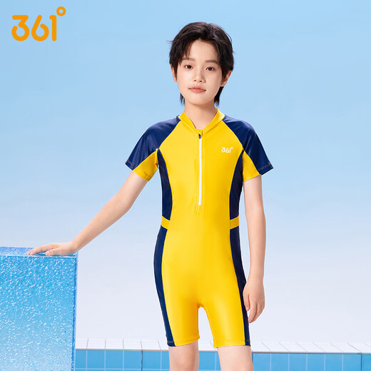 
361 children's swimsuits boys' swimsuits teenagers one-piece professional students boys' new swimsuits