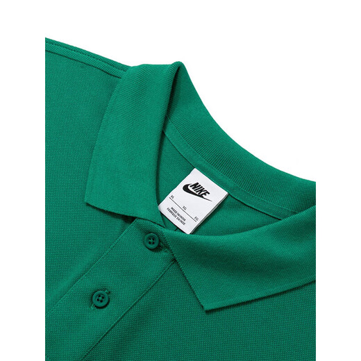 Nike (NIKE) Polo shirt T-shirt men's 2025 summer new sportswear fitness training casual badminton tennis lapel short sleeve FN3895-365/Peacock green M