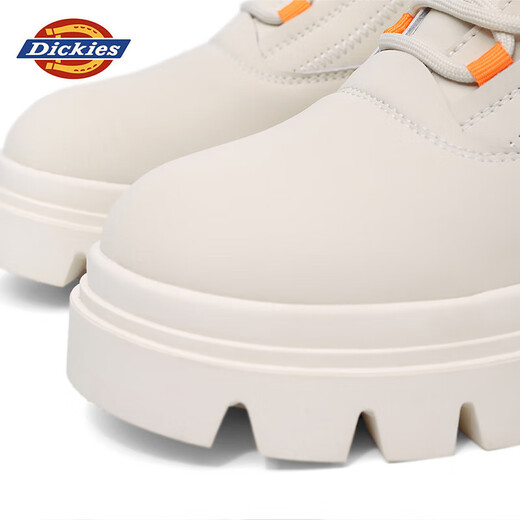 Dickies women's snow boots women's boots plus velvet Martin boots thickened warm cotton boots high-top casual boots beige 37