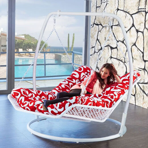 Pupan Hammock 2025 Nouveau chaise à bascule Double panier suspendu Balcon de swing extérieur de panier à bascule Rocking Ble