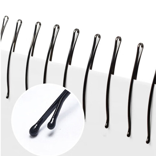 Jiaoxuefei curved curved invisible hair clips, 200 pieces, broken hair clips, bangs clips, small black hair clips