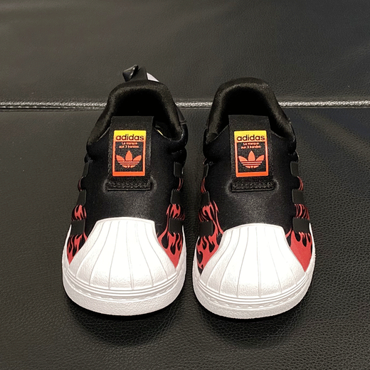 阿迪达斯（adidas）三叶草小童鞋 春夏新款ins潮时尚贝壳头透气运动鞋低帮耐磨休闲鞋 EG9215 20 /4K/115mm