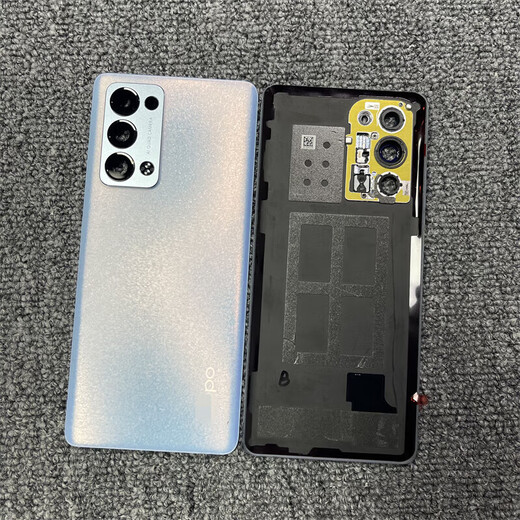 OPPO is suitable for reno5pro original back cover reno6 glass back shell reno5k mobile phone battery cover + disassembled case Reno6Pro + summer clear sea with frame