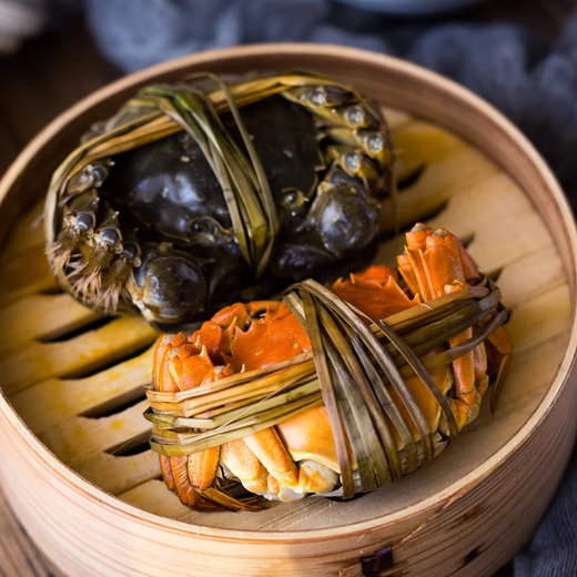 Live crabs, freshly picked from Beijing, fresh hairy crabs, 3.5 taels of male crabs, 2.5 taels of female crabs, 4 pairs of 8 crabs, crabs sent directly from the source
