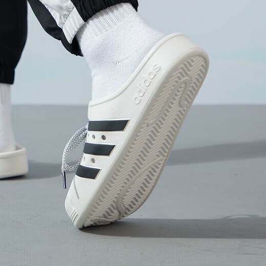 ADIDAS男女鞋夏季洞洞鞋ADILETTE CLOG勃肯鞋运动拖鞋 JH9849/亮白/一号黑/黄 土褐色 42
