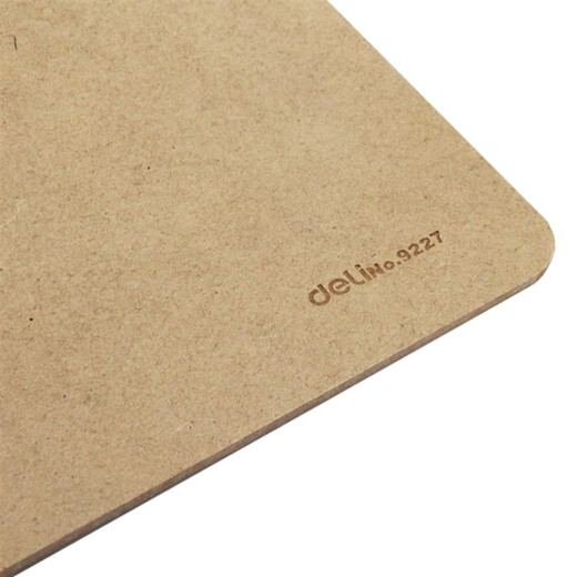 
Deli A4 wood texture metal portable butterfly clip writing board clip/writing pad/test paper data storage clip Brown 9227 office supplies