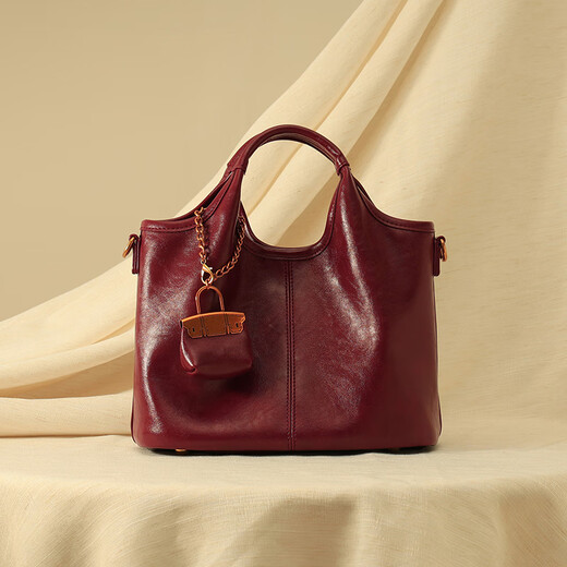 Miss Meow red bridal wedding bag engagement handbag women's new high-end new year gift for mother bag Ancora red + exquisite bouquet (red wedding bag bridal bag can be used daily)