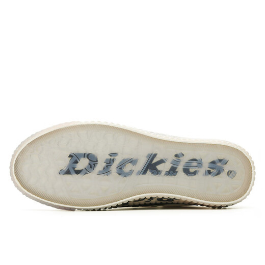 Dickies Print Wear-resistant Low Top Canvas Shoes Men and Women Beige 35