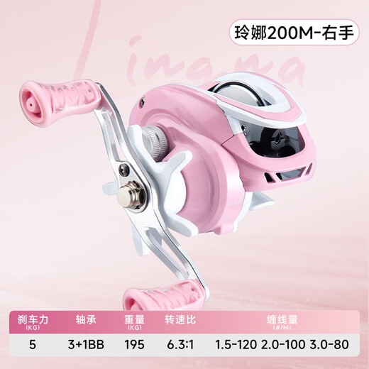 Haoden Linna's new pink macaron water drop wheel Linna water drop wheel universal thread cup right-hand type