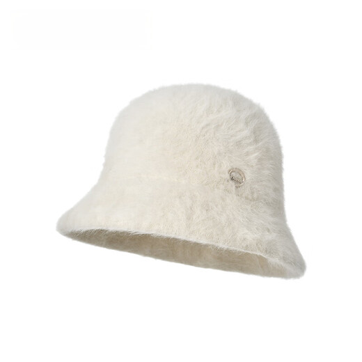 Kenmont one-piece woven fisherman hat for women with large head circumference, temperament, ear protection, dome furry basin hat, small face, km-5295