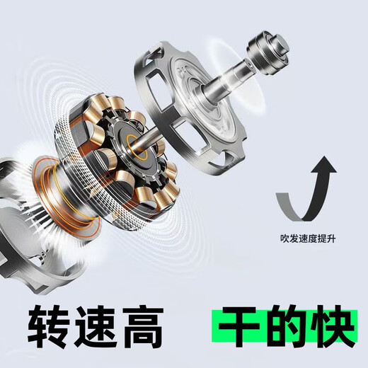 Rongtai rechargeable wireless hot and cold air hair dryer for student dormitories, unplugged, outdoor hair dryer, USB lithium battery, low power portable art entrance examination hair dryer, soft pink, long battery life + wireless hot and cold air + quick-drying hair care